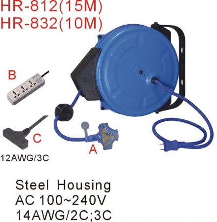 產品名稱：自動收線延長插座